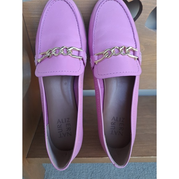 Naturalizer Shoes - Naturalizer Women's Sawyer Loafers Rose Pink Slip-On Leather Comfort Shoes 9.5 M